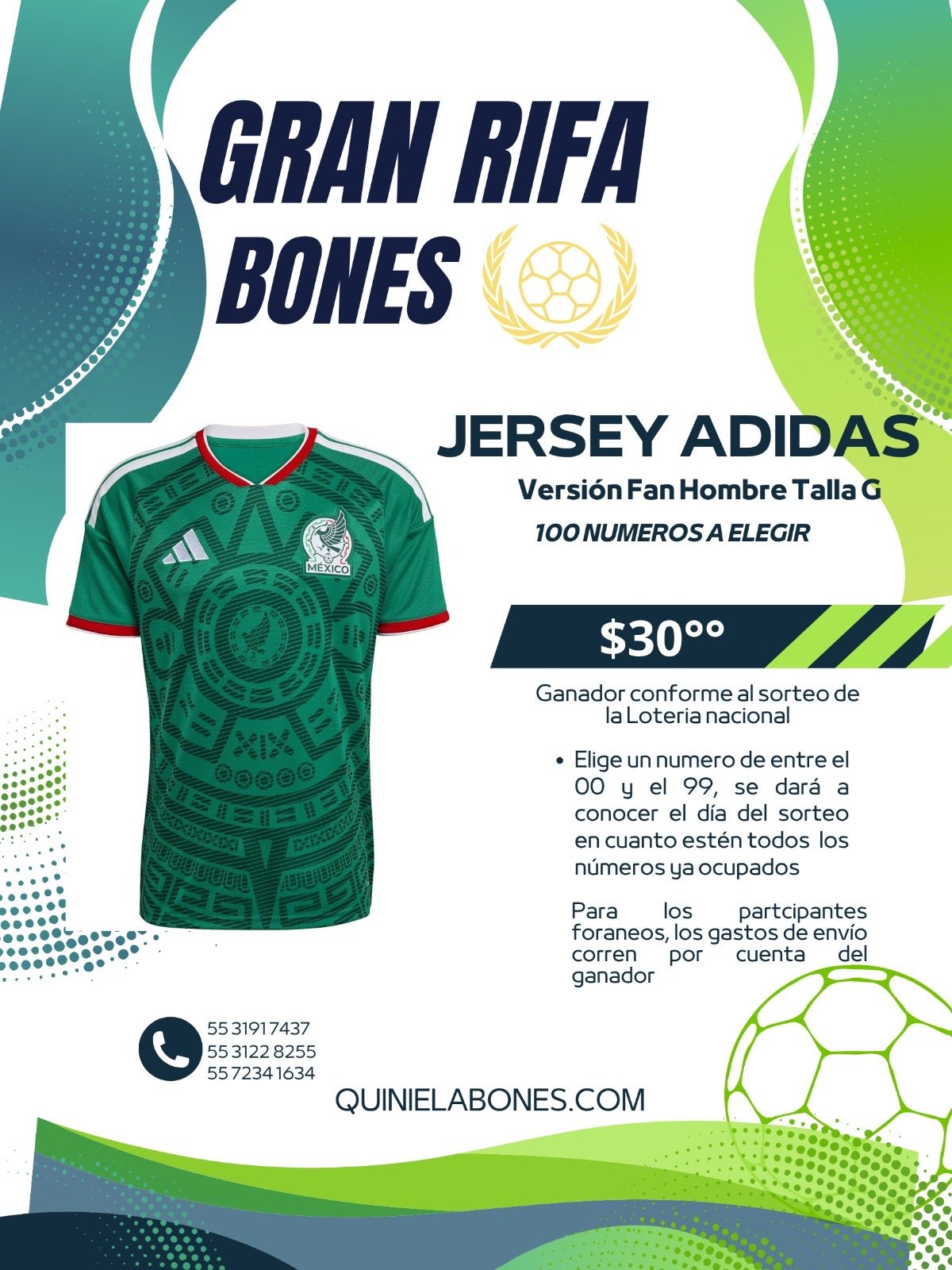 JERSEY ADIDAS SELECCION MEXICANA